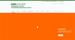 Desktop Screenshot of hsp-steuer.com
