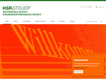 Tablet Screenshot of hsp-steuer.com