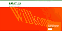 Desktop Screenshot of hsp-steuer.de