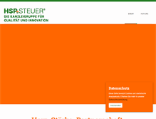 Tablet Screenshot of hsp-steuer.de